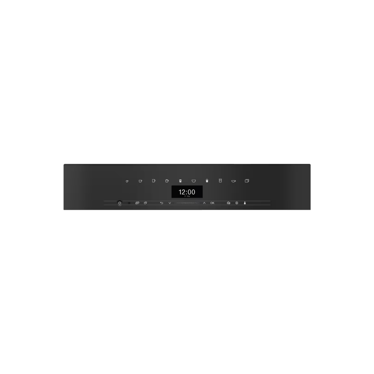 Built-in coffee machine CVA 7440 Obsidian black matt