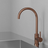 Kitchen Mixer Steel Curve Amber