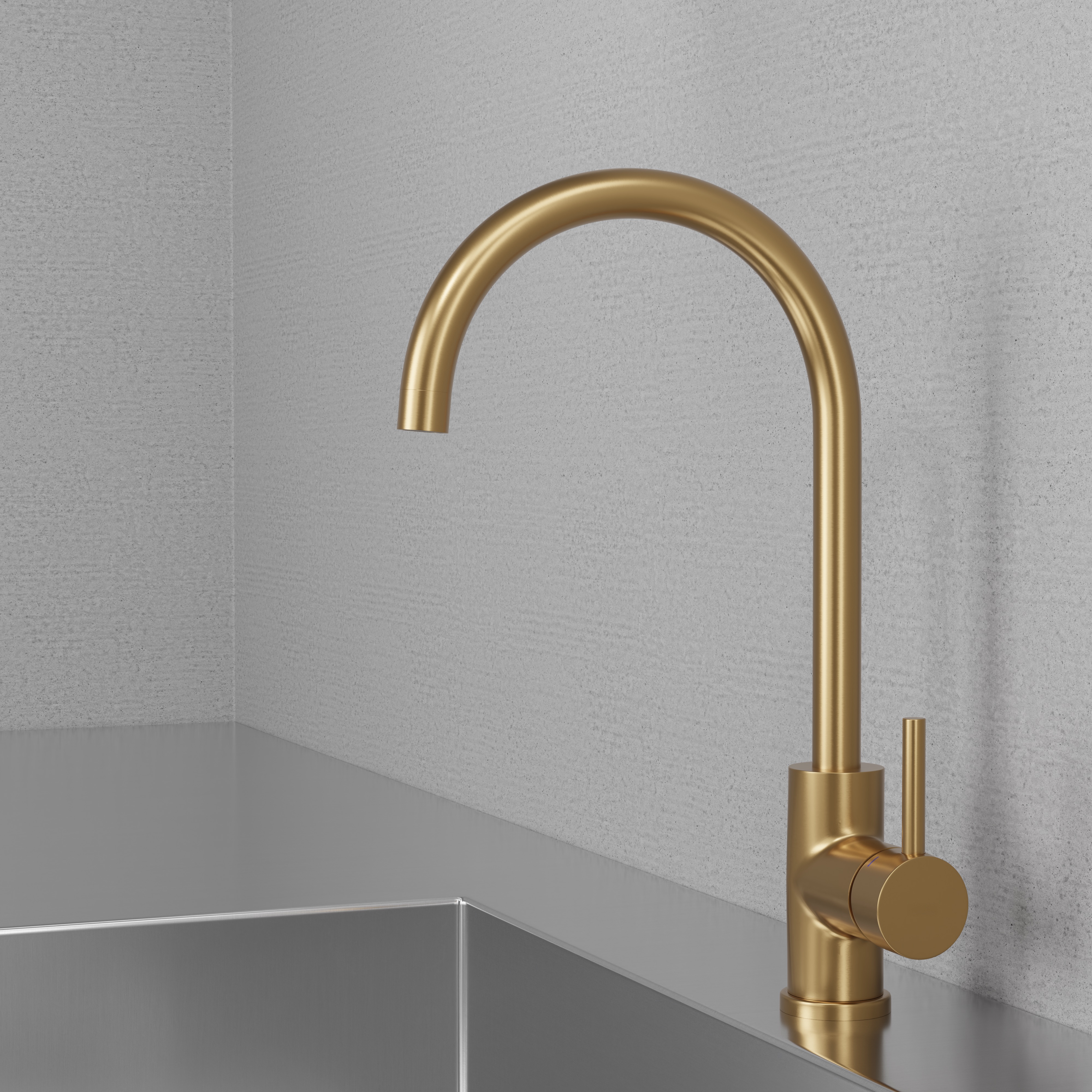 Kitchen Mixer Steel Curve Sand