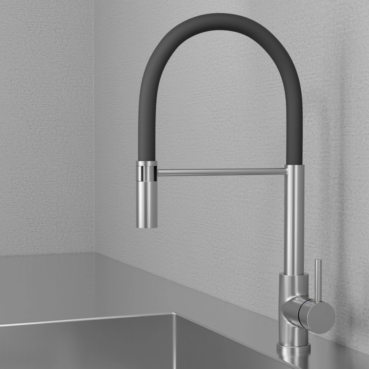 Köksblandare Steel Pro Original Diskmaskinsavst.