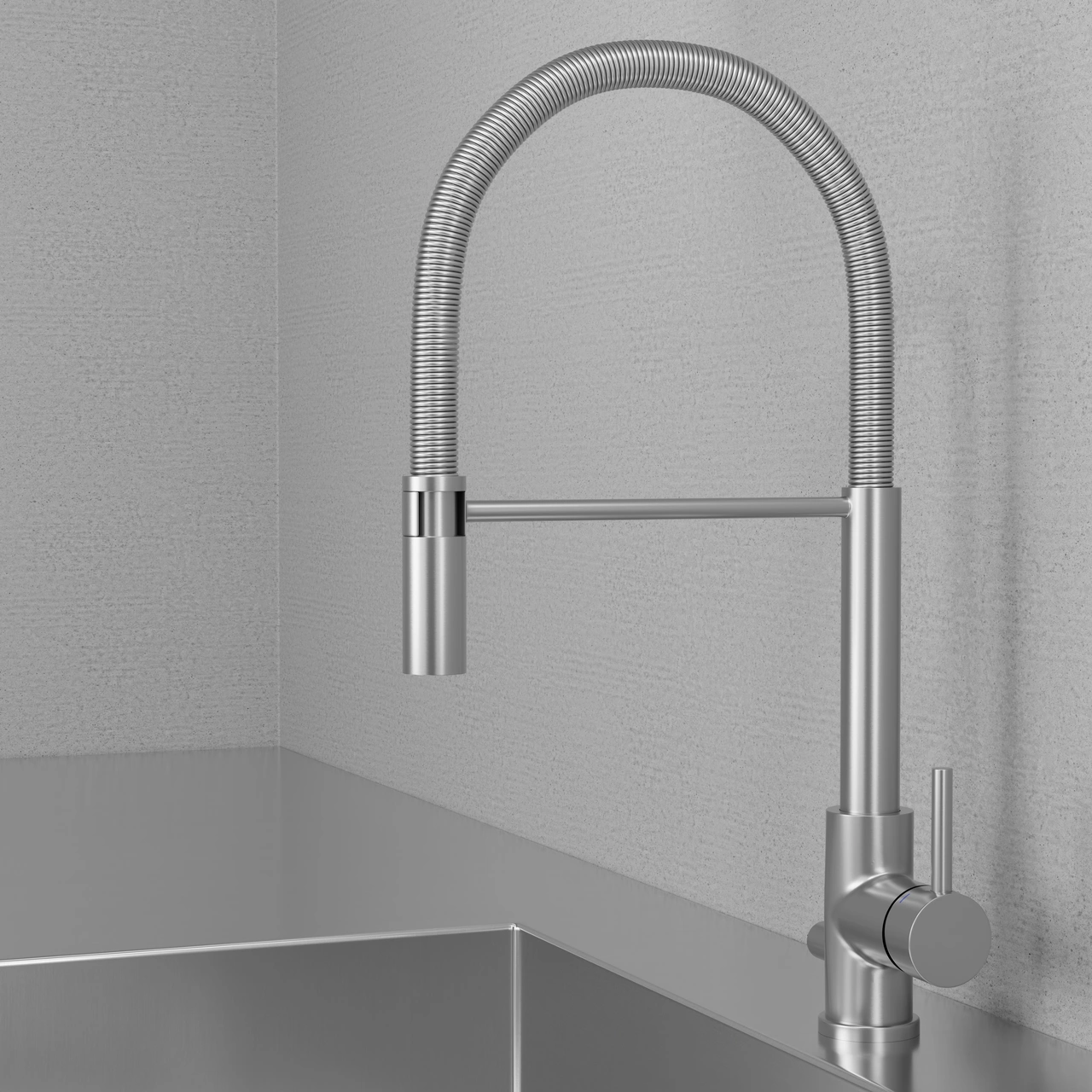 Köksblandare Steel Pro Original - Utan Diskmaskinsavst.