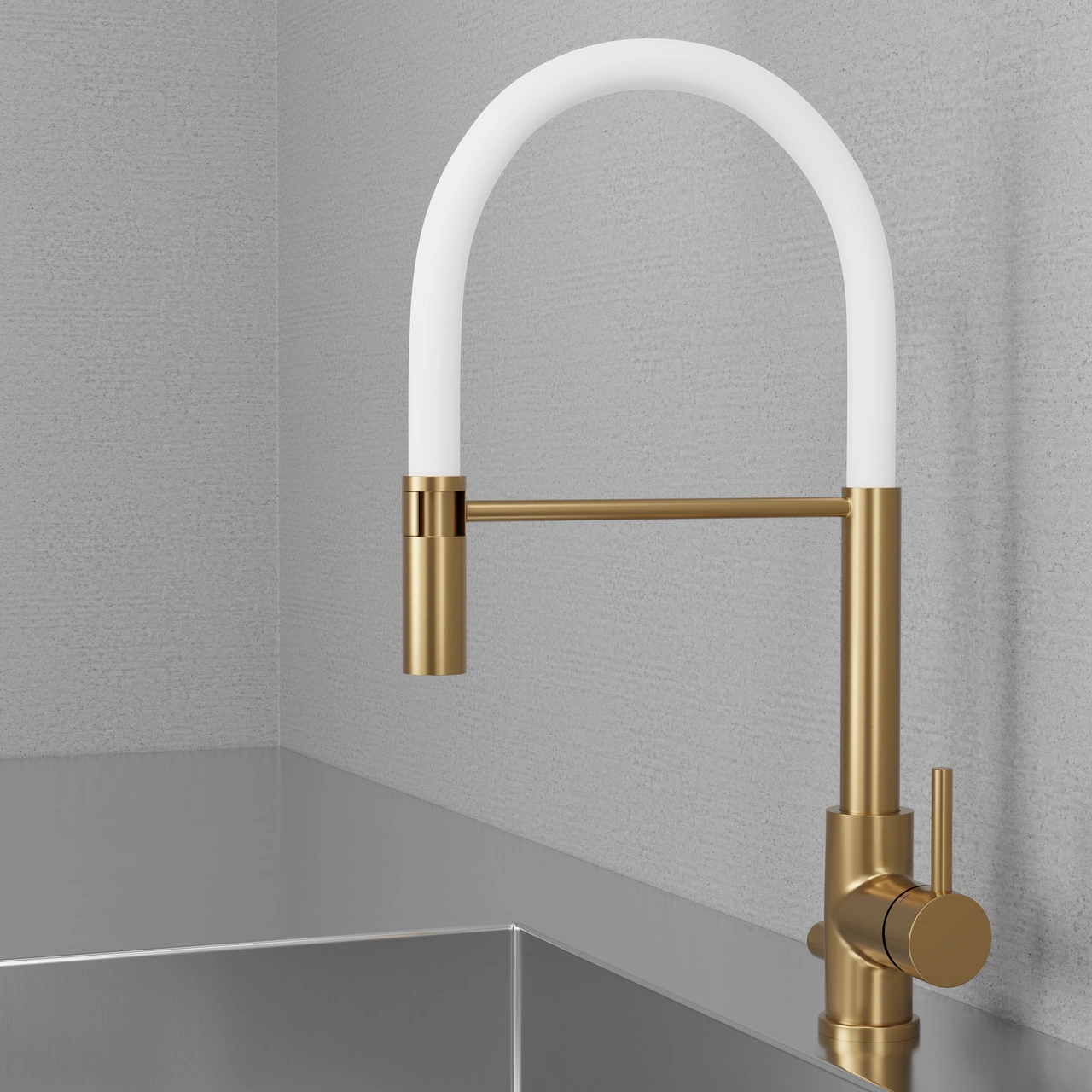 Köksblandare Steel Pro Sand Diskmaskinsavst.