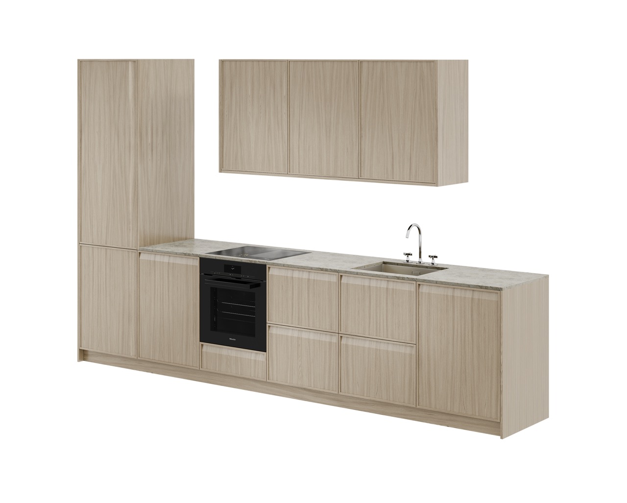 Prisexempel Small Copenhagen Snow Oak