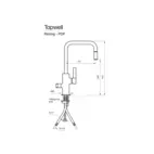 Kitchen Faucet ARM887 Chrome