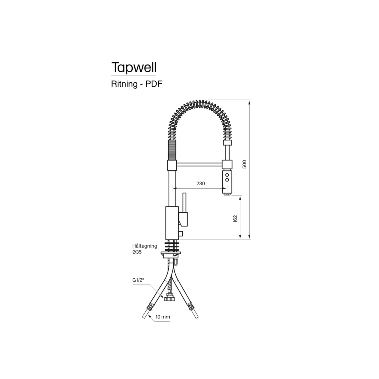 Tapwell Köksblandare EVO186 Krom