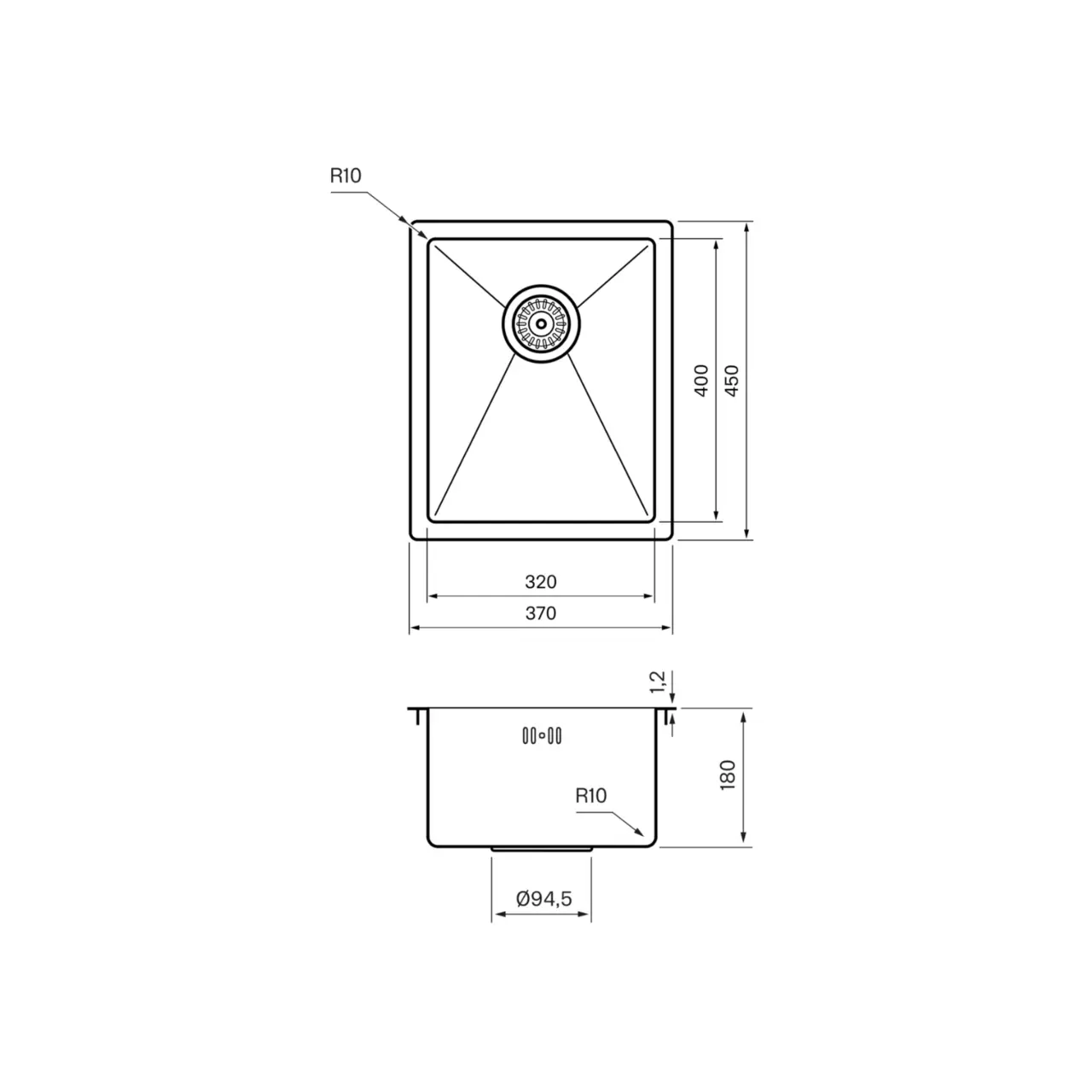 Tapwell Diskho 3040 PVD Mattsvart