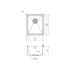 Tapwell Diskho 3040 PVD Mattsvart