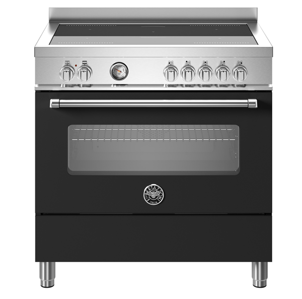 Master Induction Range 90cm with Oven, Matte Black