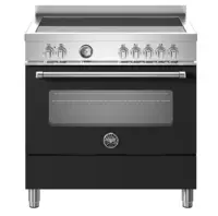 Master Induction Range 90cm with Oven, Matte Black
