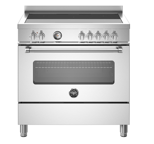 Bertazzoni Master Induktionsspis 90cm med ugn, rostfri