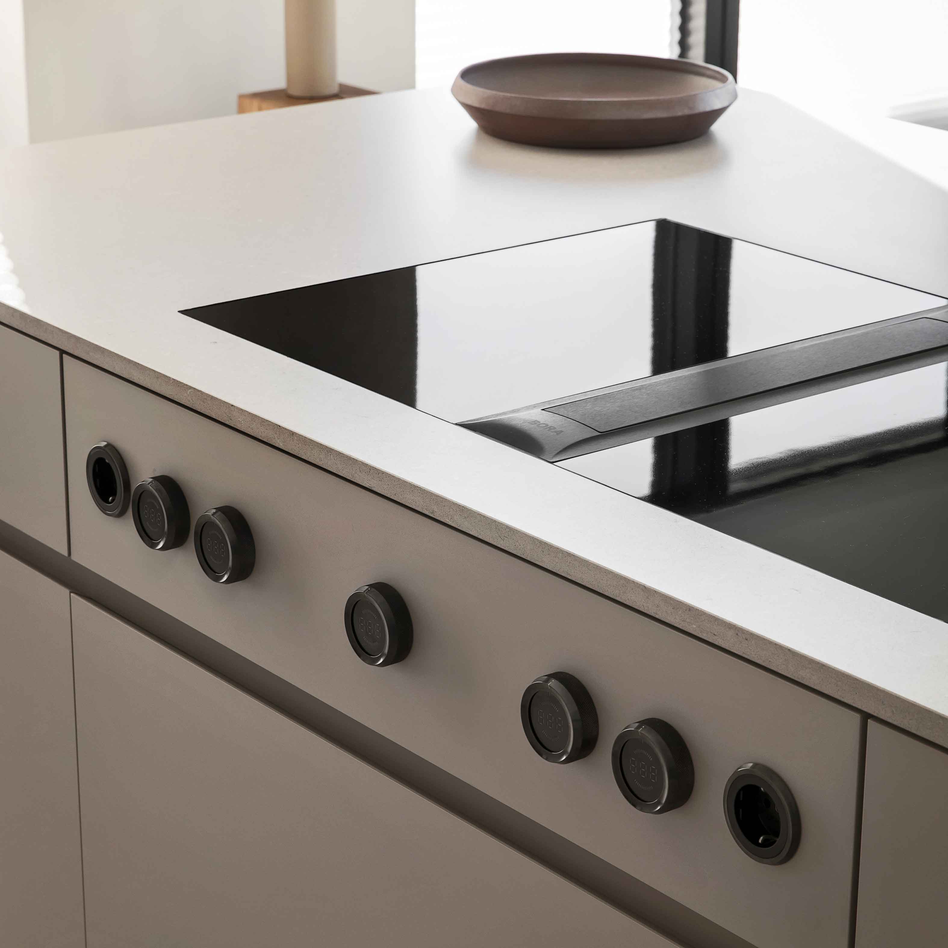 Professional 3.0 package, All black - with two flexible induction cooktops