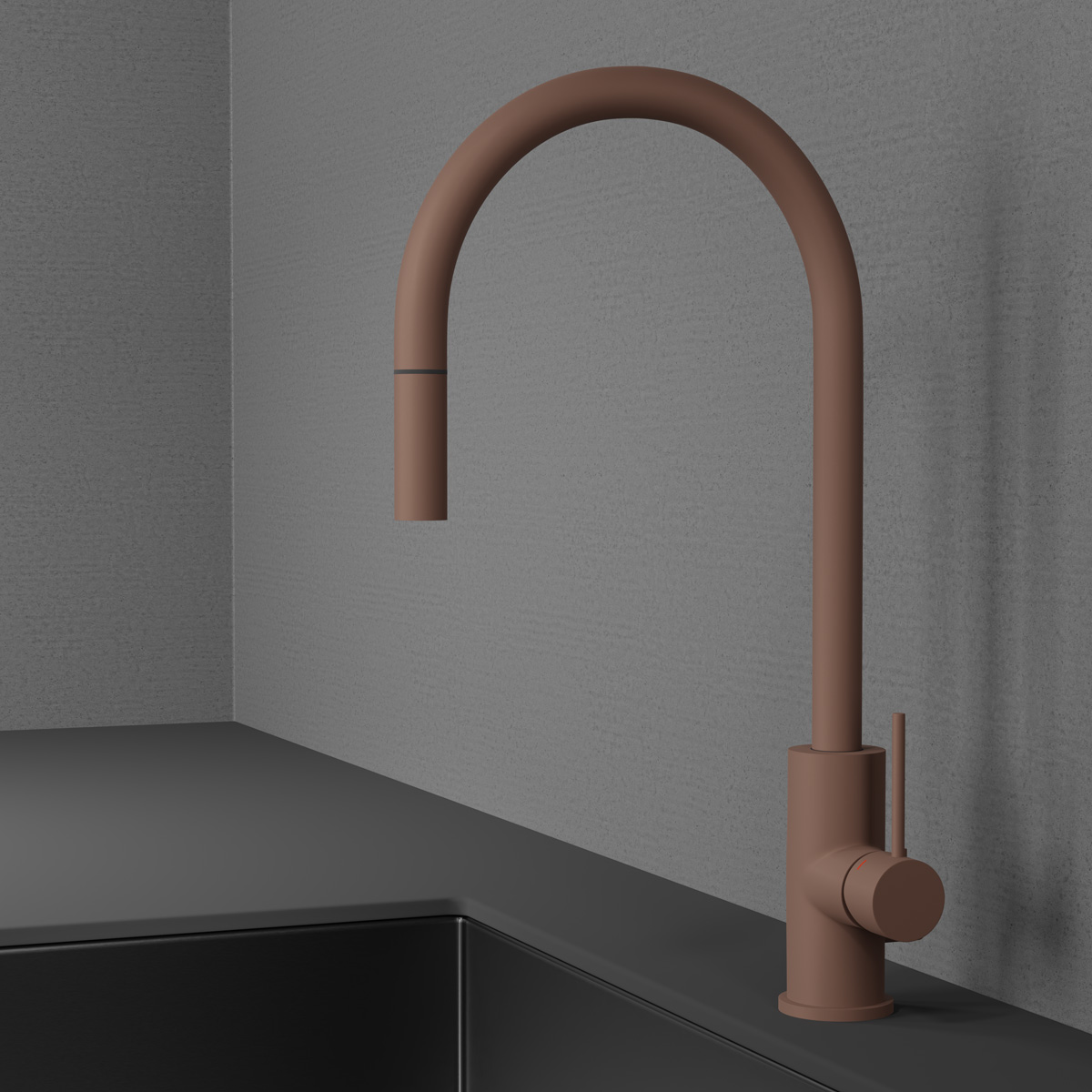 Kitchen Faucet Accent Rust D