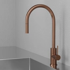 Kitchen Faucet Steel Accent Amber D