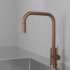 Köksblandare Steel Accent Square Amber Diskmaskinsavst.