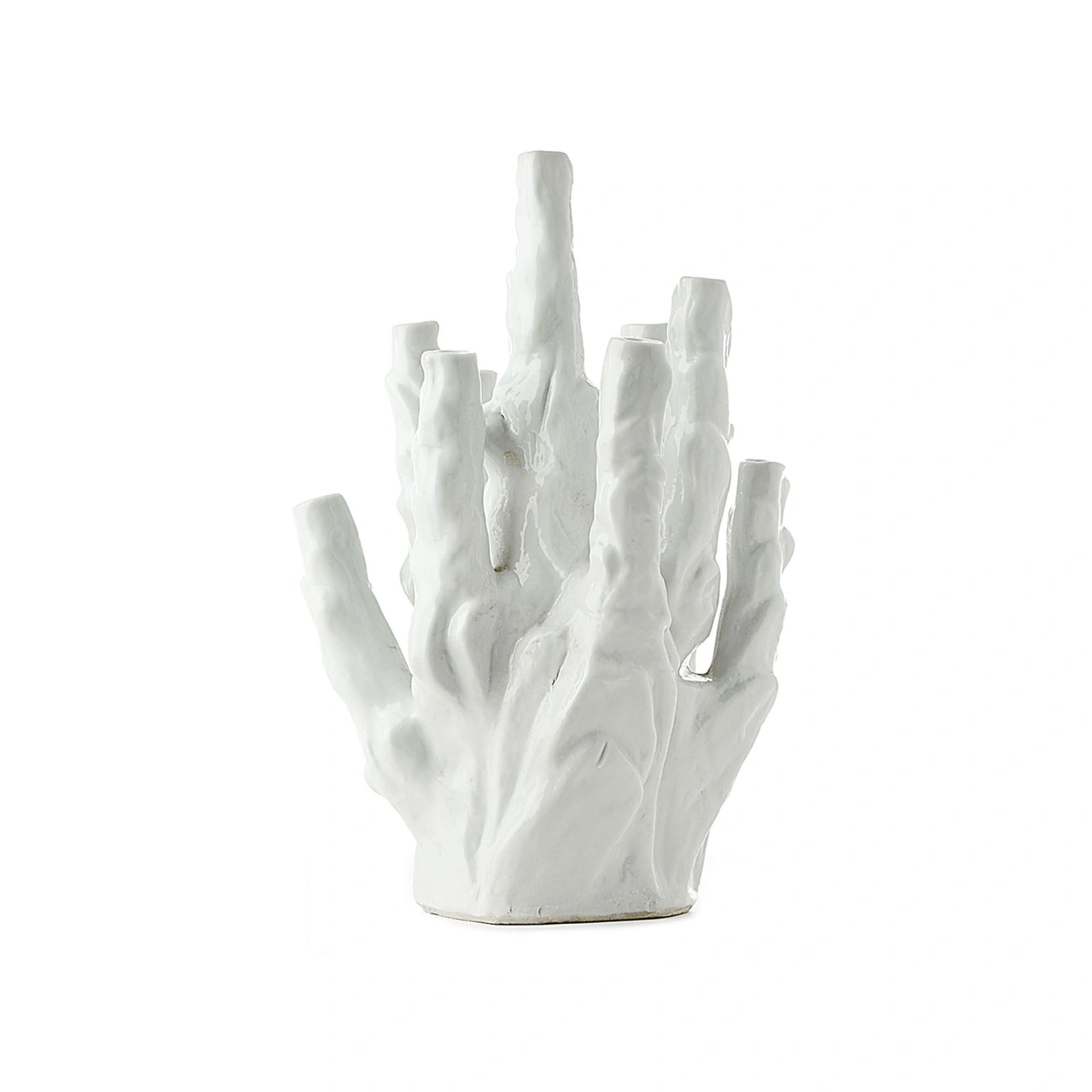 Coral Vase 10 Tulips