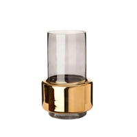 Smoked Gold Lobby Vase - S