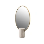 Oval Marble Mirror