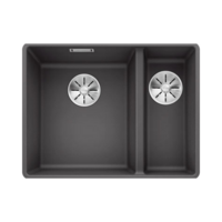 Subline 340/160-F Silgranit Infino Klippgrå Sink