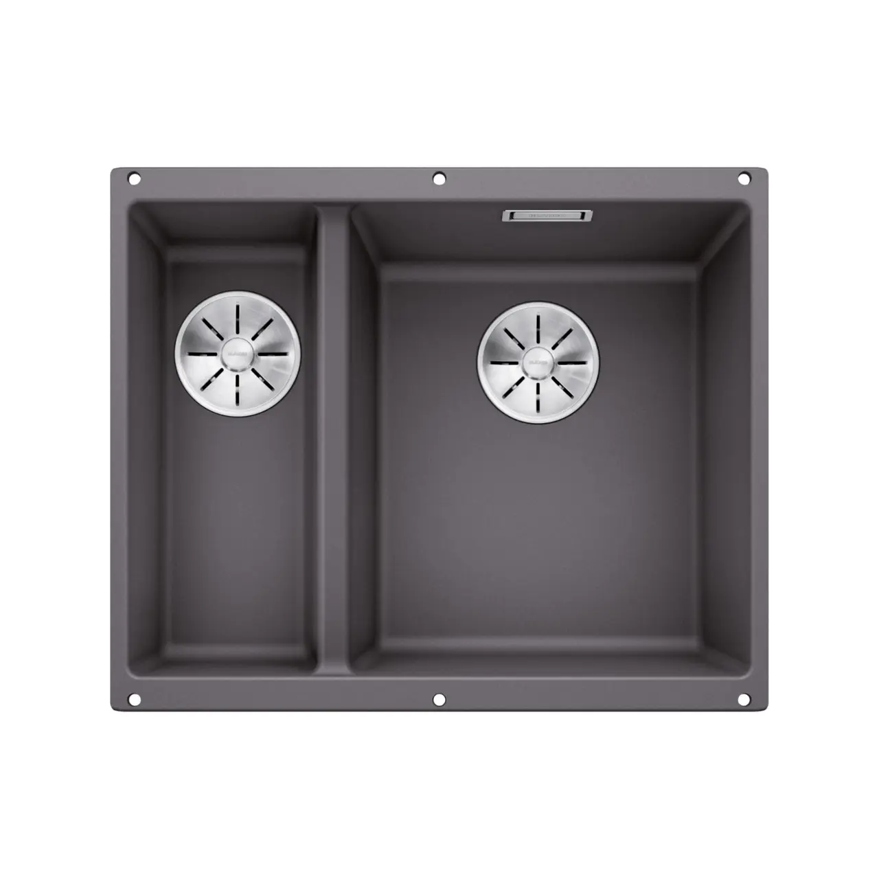 Subline 340/160-U Right Silgranit Infino Pebble Grey