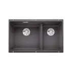 Diskho Subline 430/270-U Silgranit Infino Klippgrå