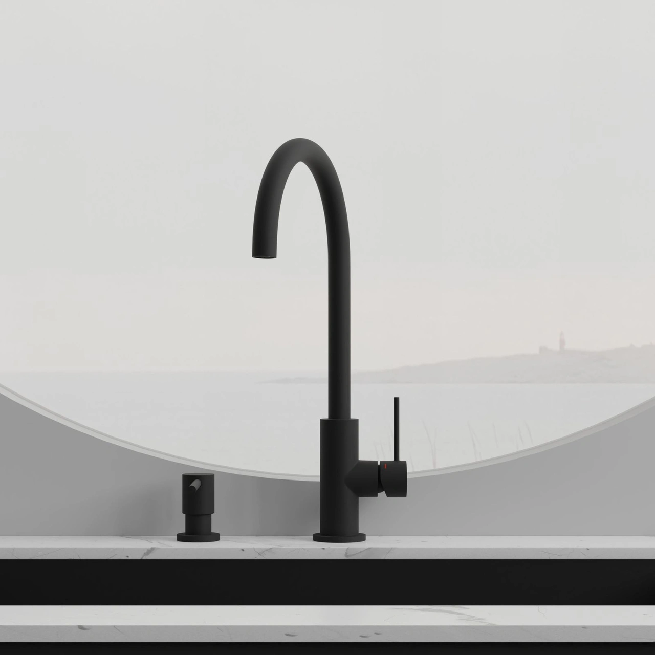 Köksblandare Equip Coal Diskmaskinsavst.