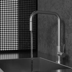 Köksblandare Steel Accent Square Original Diskmaskinsavst.