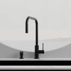 Köksblandare Steel Accent Square Shadow - Utan Diskmaskinavst.