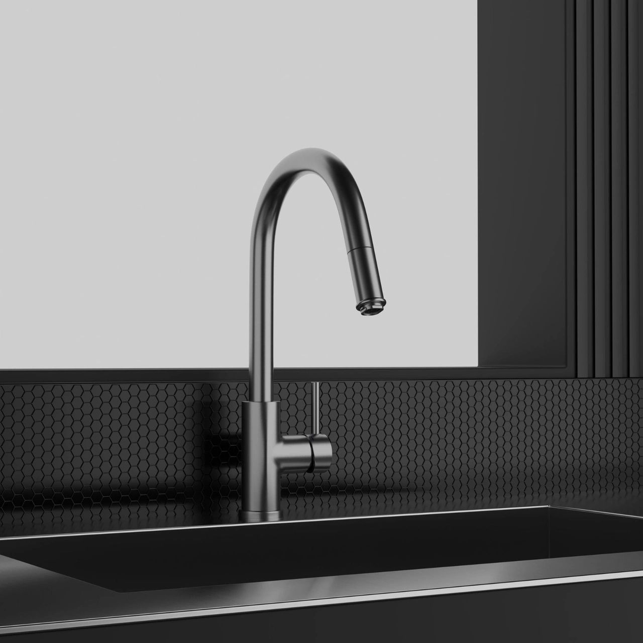 Kitchen Mixer Steel Access Original D