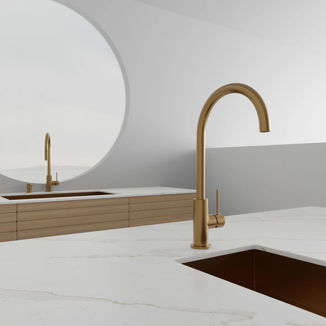 Kitchen Mixer Steel Equip Sand D