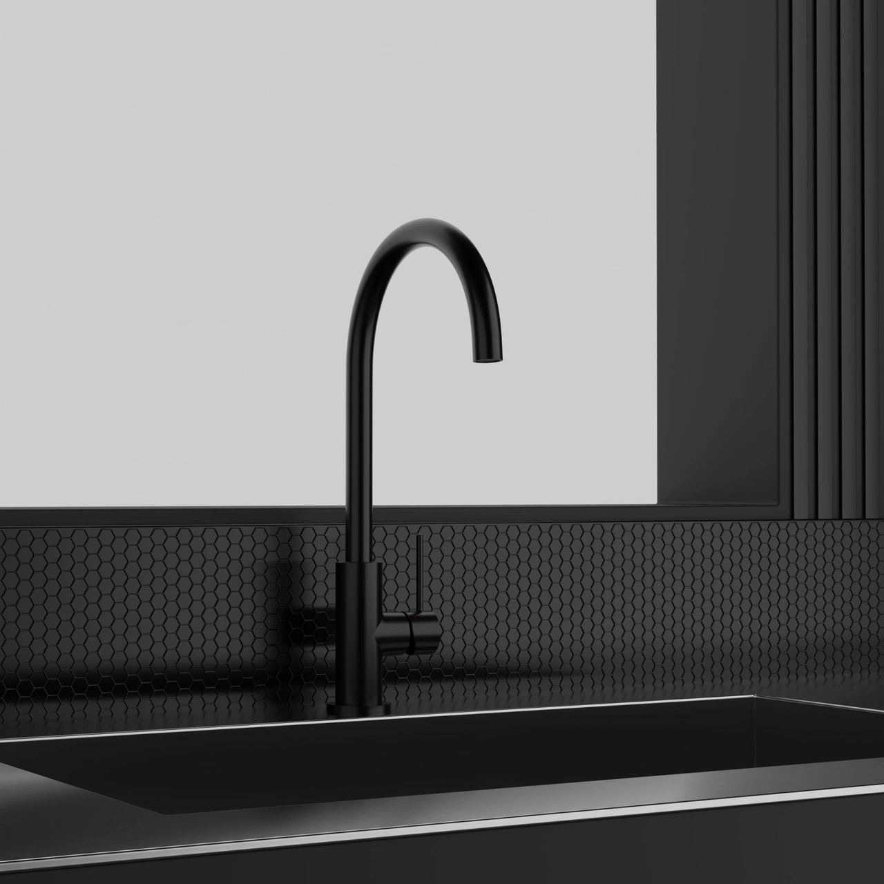 Kitchen Mixer Steel Equip Shadow D