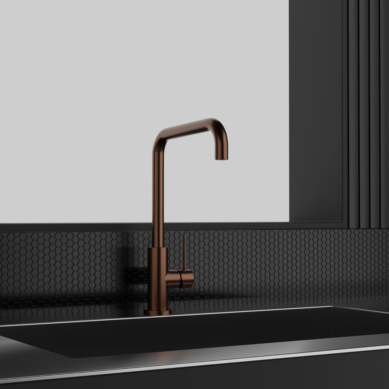 Köksblandare Steel Mood Amber - Utan Diskmaskinavst.