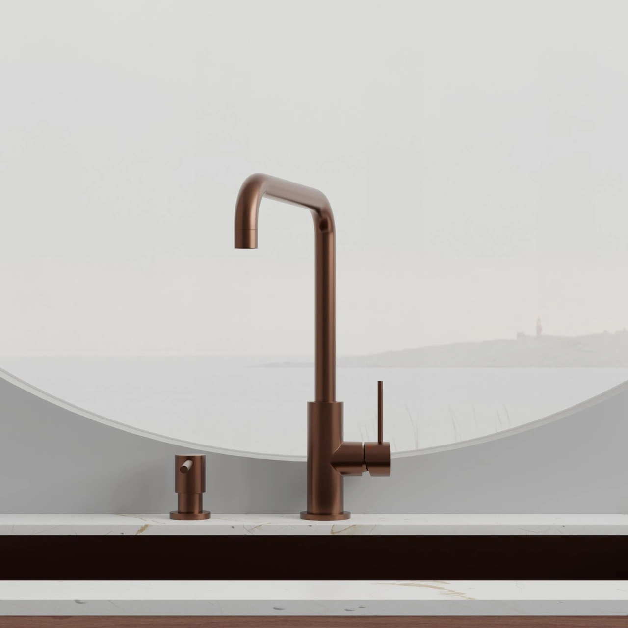 Köksblandare Steel Mood Amber - Utan Diskmaskinavst.