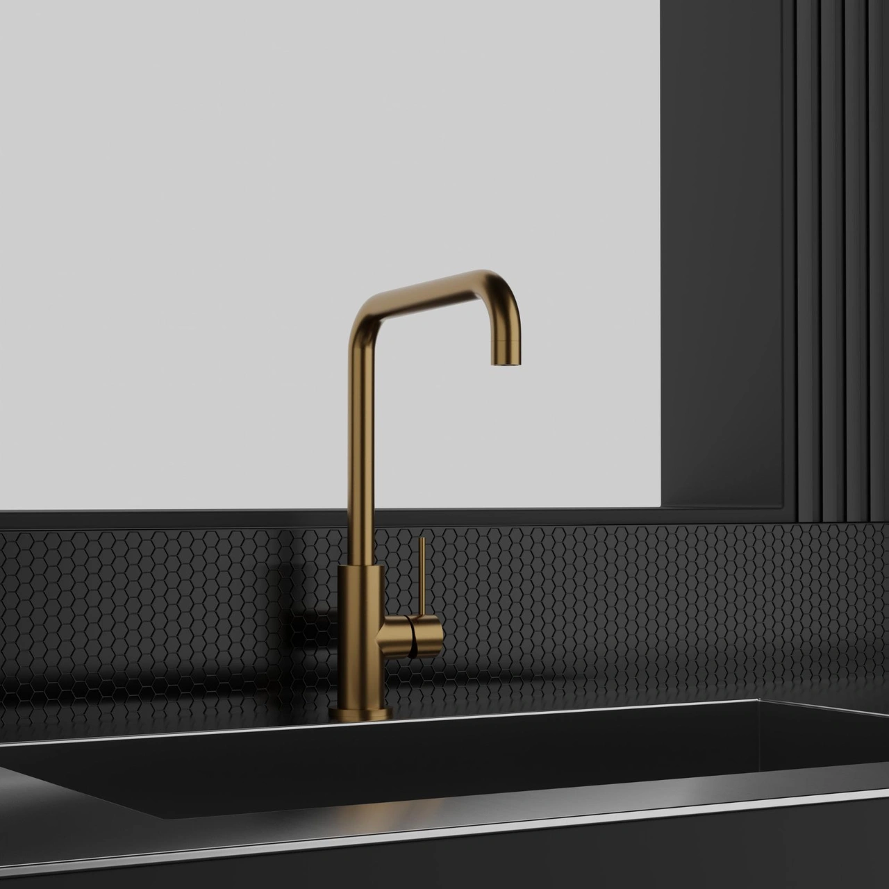 Köksblandare Steel Mood Sand - Utan Diskmaskinavst.