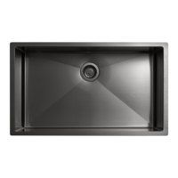 Sink 8040 PVD Black Chrome