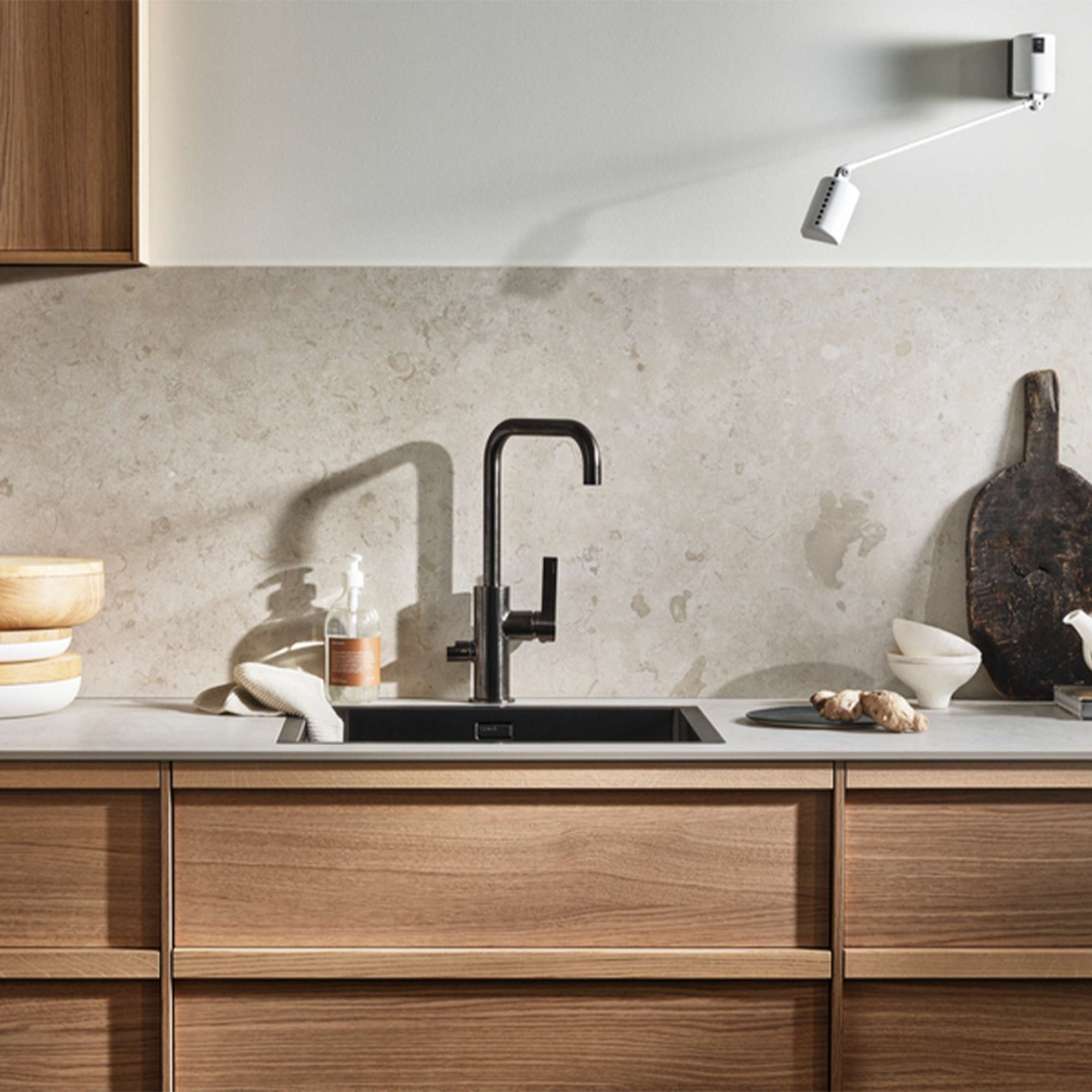 Kitchen Mixer ARM984 Black Chrome